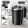 Automatic Stirring Cup with Temperature Display and Removable Magnetic Base for Milkshakes, Coffee, and Flat-Bottomed Cups