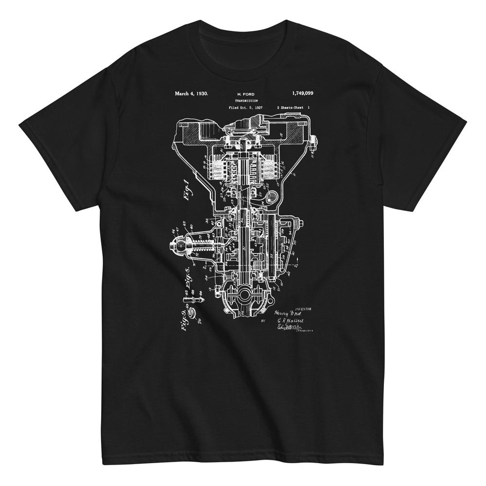 

1930 Transmission Patent – Vintage Car Engineering T-Shirt 4XL