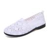 Cloth Shoes, Women's Shoes, Anti-slip Soft-soled Shoes, Hollowed-out Flat Shoes, Versatile, Light Outerwear, Single Shoes