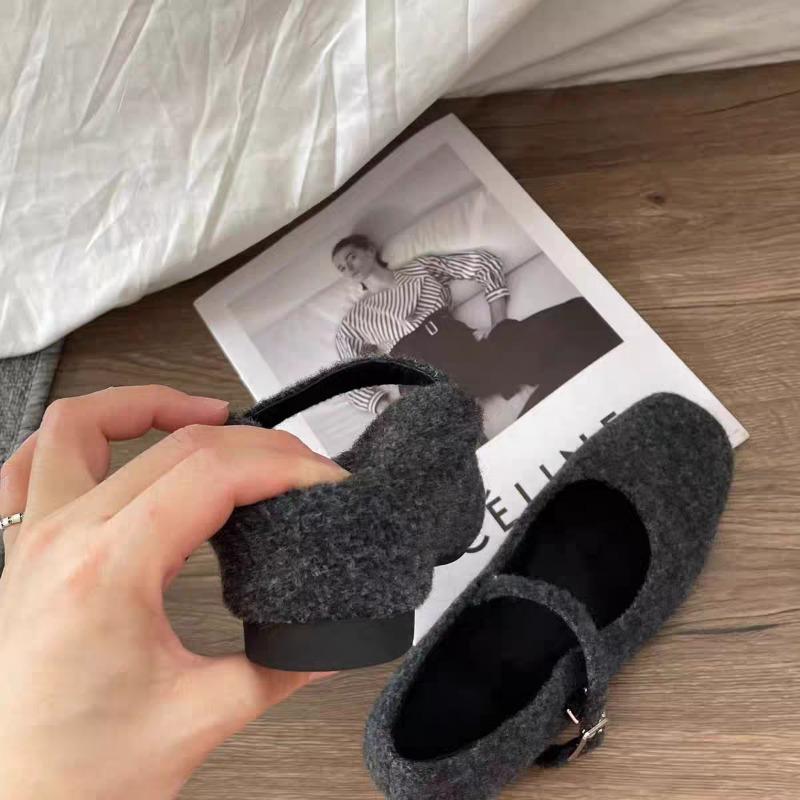 Mode Damenschuhe 2024 Heißer Verkauf Schnallenriemen Damen High Heels Mode Eckige Zehenpartie Lässige Pumps Damen Neu Flache Niedrige Absätze