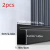 2pcs 40cmX6cm Cable Management Under Desk Channel Cable Raceway Cord Hider Desk Cable Tray No Drilling for Home Office Wire