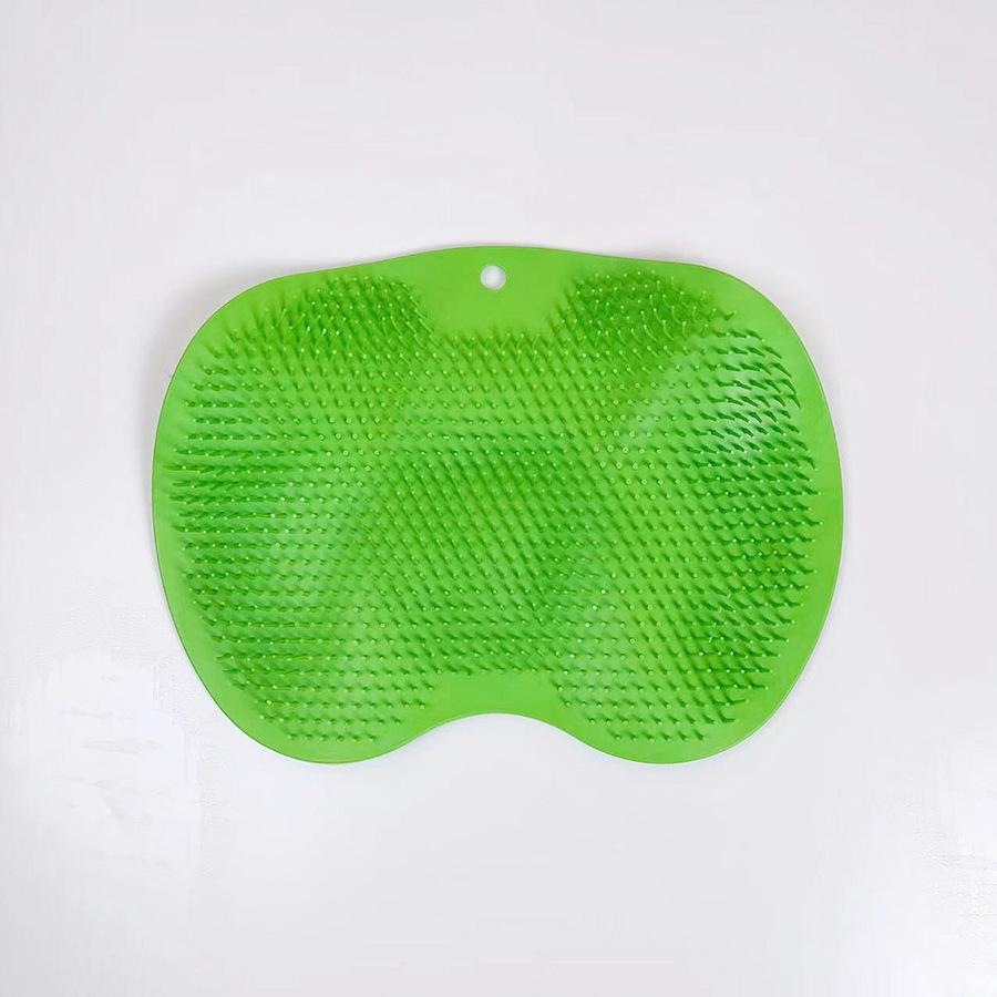 

Lazy Person s Foot Scrubber & Massager Mat Home Bathroom Foot & Back Scrubber Non-Slip Foot Mat bath mat зелений