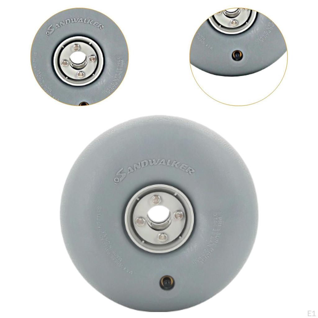 Beach Cart Wheel Balloon Wheels Easy to Install Accessory Durability Direct Replaces Premium