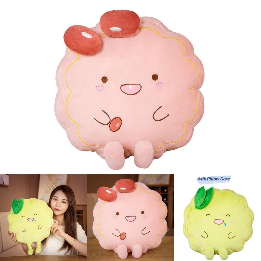 Adorable Mooncake Stuffed Toy Cushion Pillow Short Plush 38cm