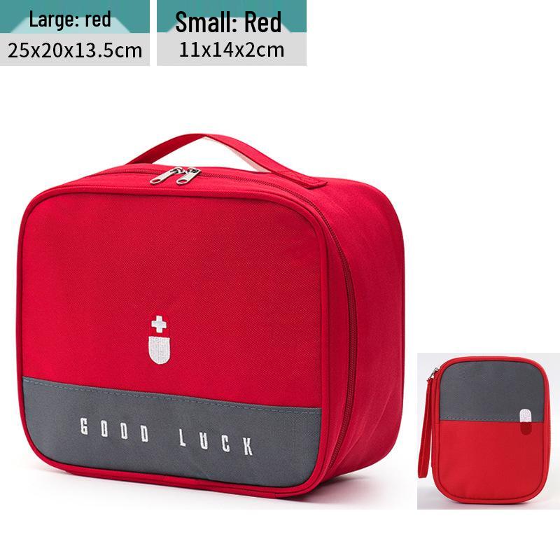 Przenośna podróżna apteczka pierwszej pomocy: Kompaktowa torba do przechowywania i organizacji medycznej