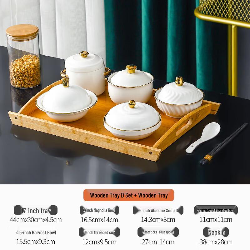 Postpartum Confinement Meal Ceramic Tableware Set