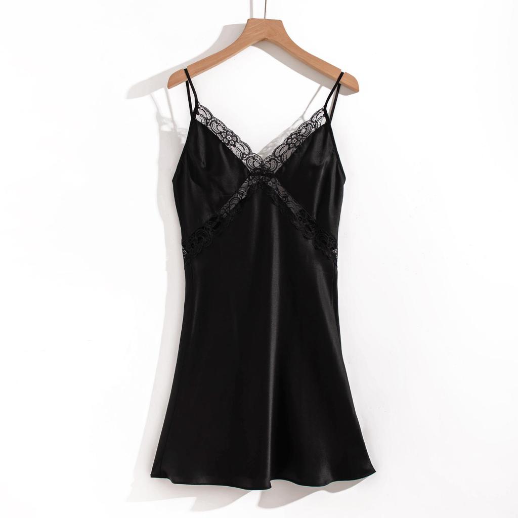 2025 Women's Silk Spaghetti Strap Robe & Nightgown - Elegant Bridal Homewear