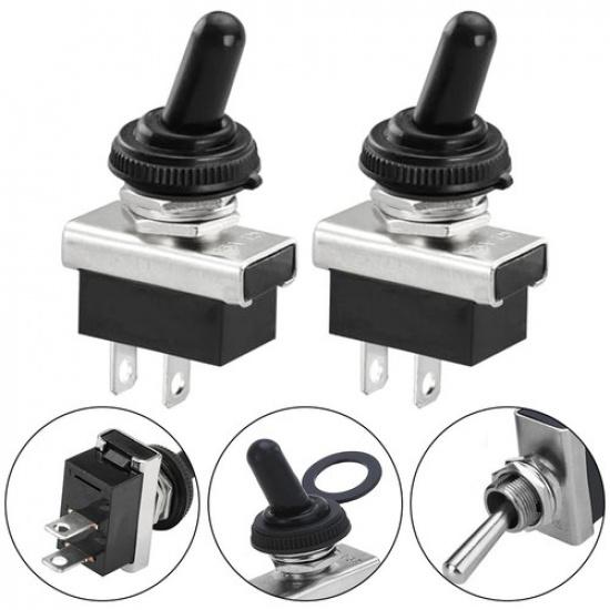 25A At 12VDC Toggle Switch Set Waterproof and Compact Design for Limited Spaces