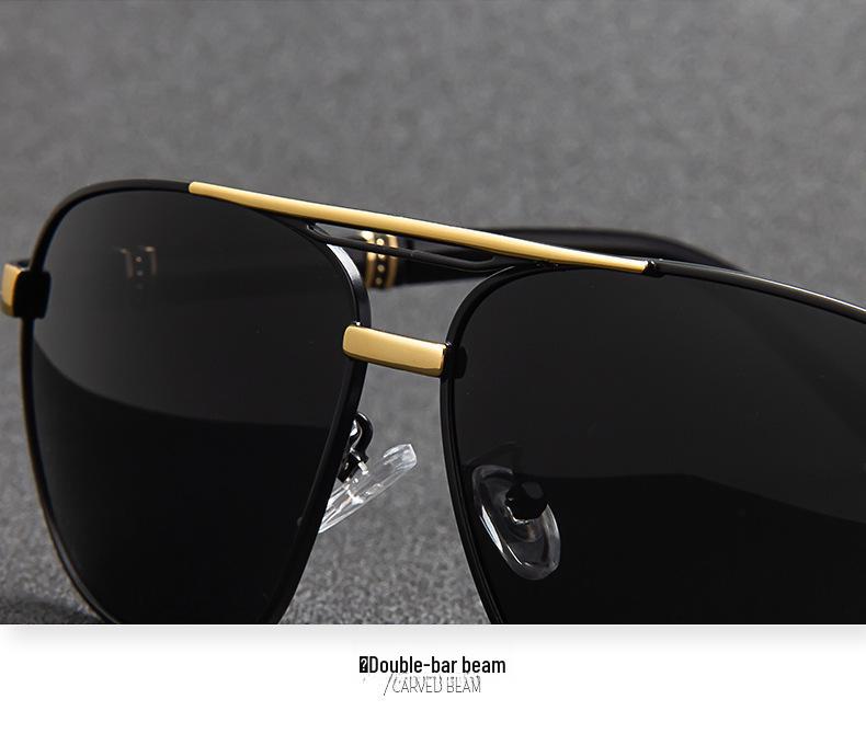 Unisex Large Frame Polarized Sunglasses for Sun Protection, Driving, and Fishing.