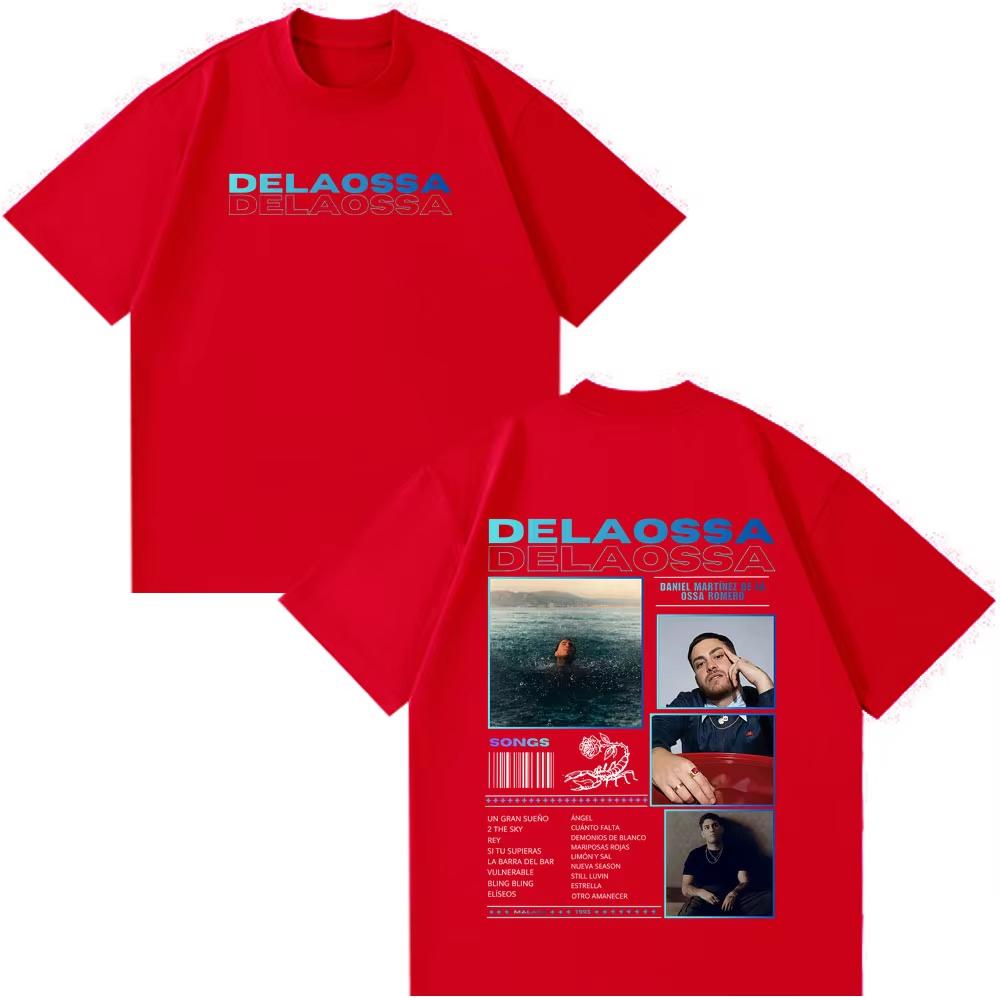 

Rapper Delaossa Veneno Album Tour T Shirts Men Women Hip-hop Fashion Harajuku T Shirts Vintage Summer Cotton T-shirt 3XL