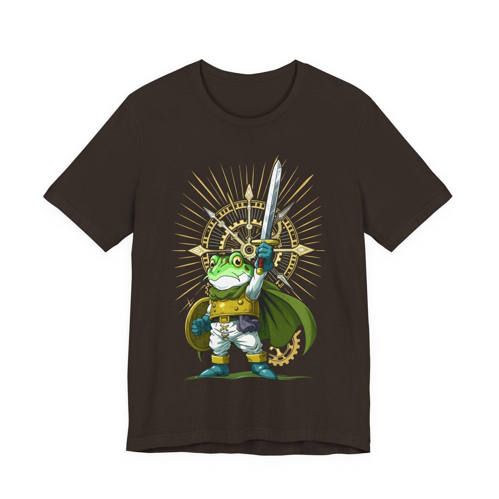 Frog Chrono Trigger T shirt | Retro RPG Gamer Tee 3XL