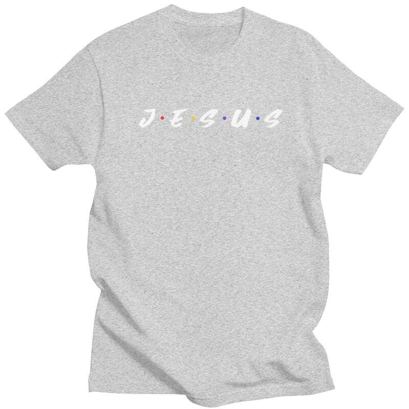 Custom Classic Jesus Christian T Shirt Men ShortSleeve Religious Faith Tshirts Streetwear Tee Pure Cotton Oversized Tshirts