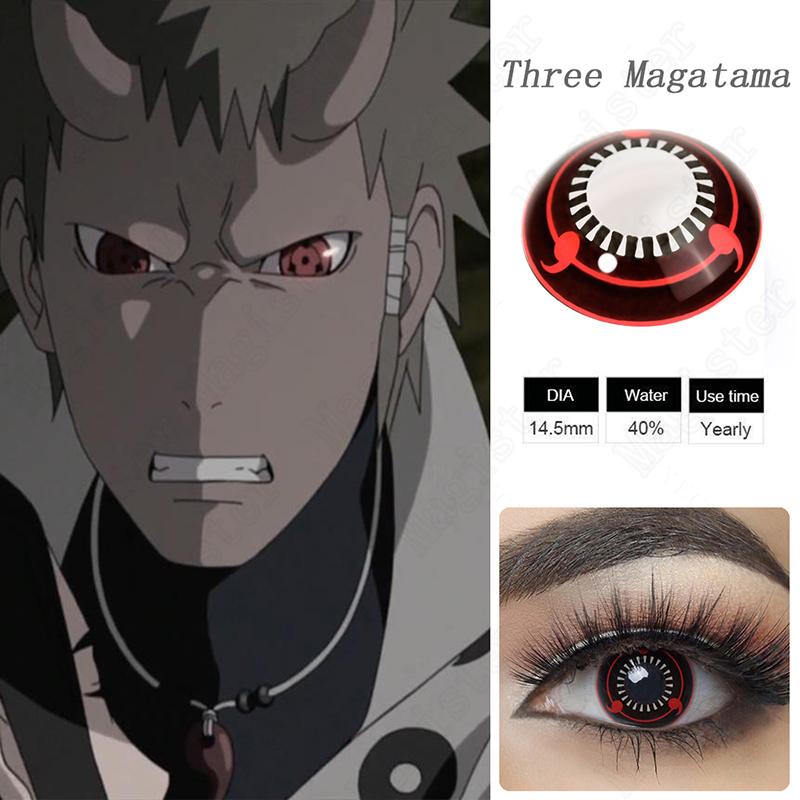 Buy Naruto Sharingan Halloween Contact Lenses Uchiha Sasuke Hatake Kakashi Cosplay Eye Contacts For Anime Accessories At Affordable Prices Free Shipping Real Reviews With Photos Joom
