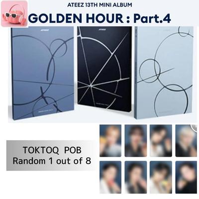PRE-ORDER ATEEZ 13th GOLDEN HOUR : Part.4  SEALED CD + TOKTOQ  POB