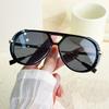 Trendy Double Bridge sunglasses for Women Men with PC Lens and Fashionable Decorative Frame Eyewear Perfect for Birthdays