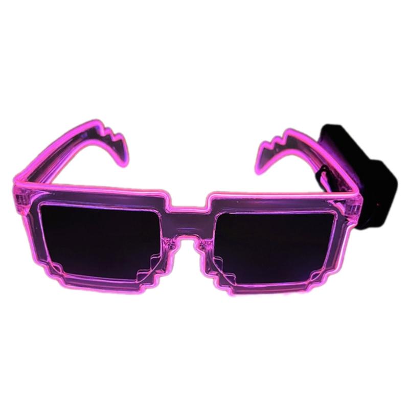 LED Light Up Sunglasses With Fashion Frame and Lens For Night Parties And Festival Event Gathering Dressingup Eyewears