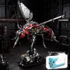 MeiJi 13059 Tier-Modellbausteine: Mechanisches Wal, Hai, Dinosaurier, Papagei, Gottesanbeterin Steckbausatz Spielzeug