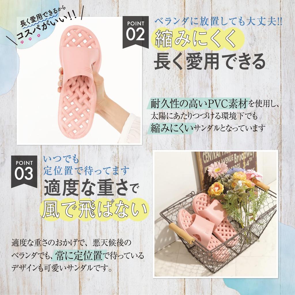 Riimos Balkong Badesandaler Sandaler, Hullbestandige, Krympebestandige, Vannavstøtende, PVC, (24cm, Rosa)