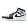 Jordan Air Jordan 1 Support Lightweight Mid top Vintage Basketball Shoes Men's Black White Blue DQ8426-002