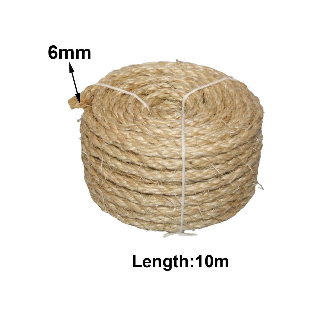 Twisted Sisal Rope Cat Scratcher Post Hemp Rope for Home Decorating Scratching Pad Cat Hammock Scratching Posts Cat Scratcher