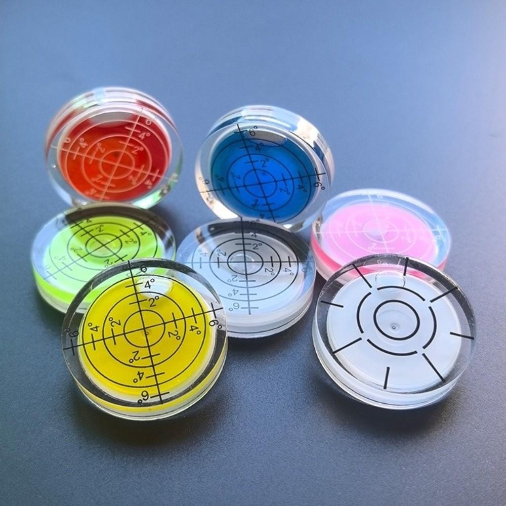 32mm Size Spirit Bubble Level 20°-30° Accuracy Round Measuring Meter  For Surface Leveling