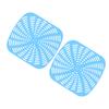 2 Stück Fritteuse Wiederverwendbare Silikon Fritteusen Einlage Kratzfeste Silikon Einlegematte für Ninja Foodi AG301 Fritteuse Blau