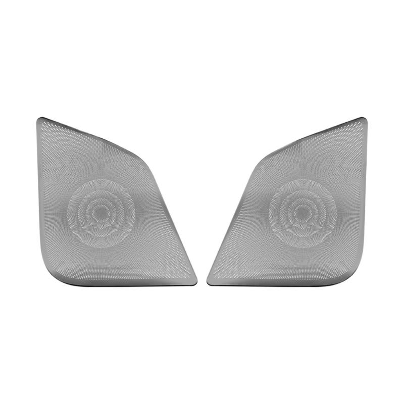 2PCS Heat Resistant Auto Speaker Cover Guards With Strong Adhesive Metal Construction Easy Installation Car Accessories
