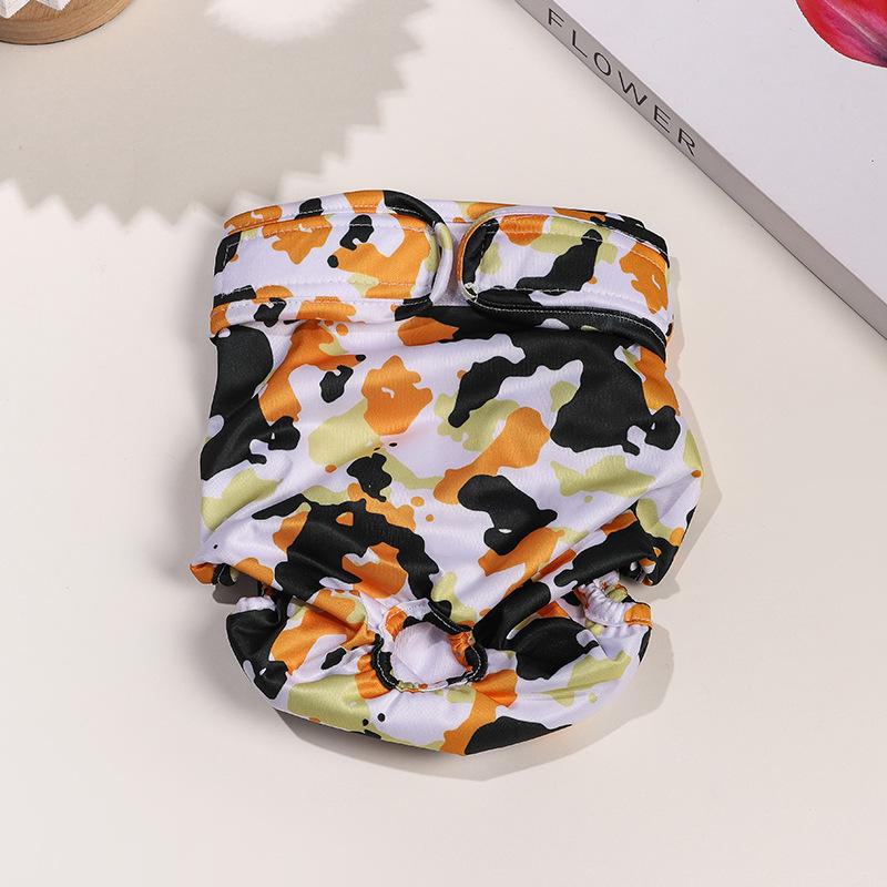 

Физиологические штаны для домашних животных, которые можно стирать: Менструальные подгузники с принтом в клетку для маленьких собак XS for Waist 20-30cm