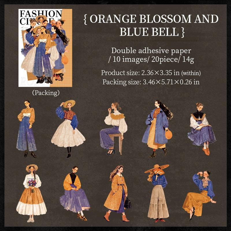 

Mr.paper Винтажные наклейки с персонажами 20 листов для скрапбукинга, журнала, DIY, коллажа для планера, украшения дневника, художественные принадлежности