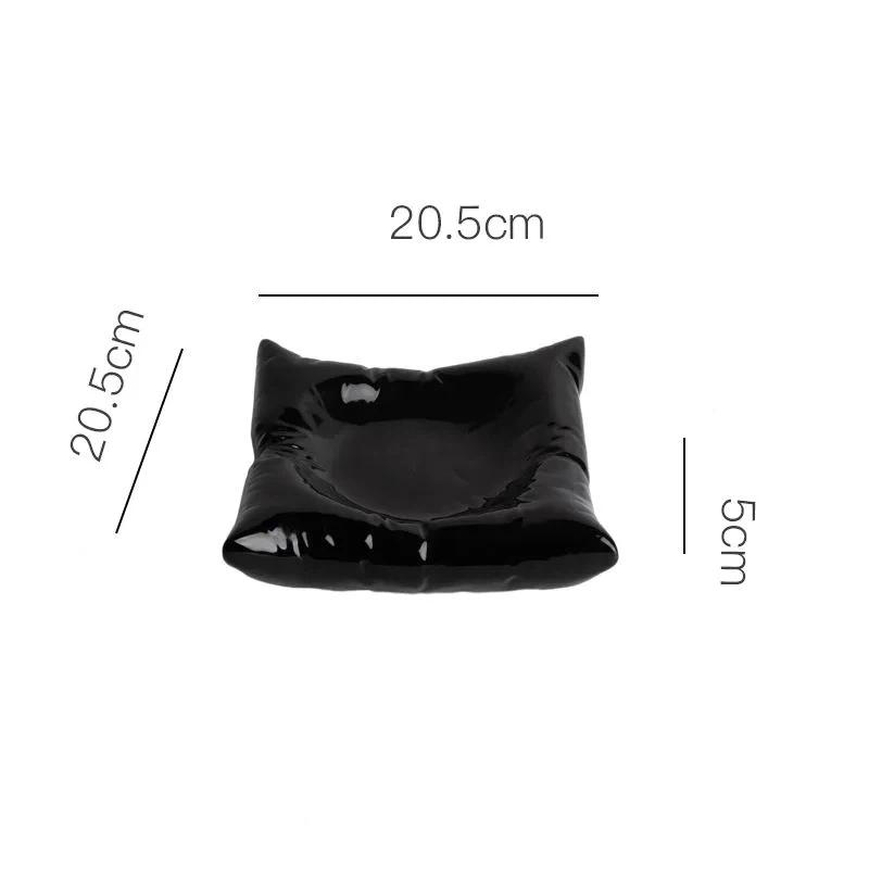 Creative Ceramic Salad Plate – Dessert, Snack, Sushi & Cold Dish Serving Plate