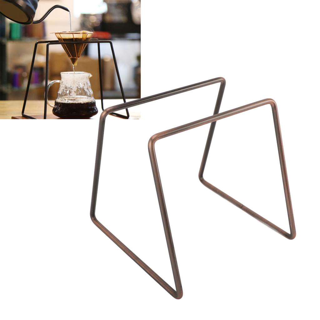 Metal Coffee Filter Cup Holder Pour Over Coffee Filter Dripper Stand Filter Paper Holder Set
