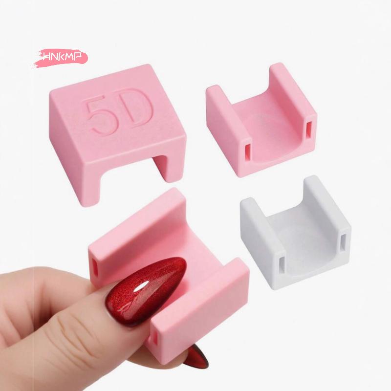 5D Nail Cat Eye Magnet Stick Velvet Gel Effect Nail Art DIY Tool Creative Ornaments Stick-on Cats Eye for Special Nail Design