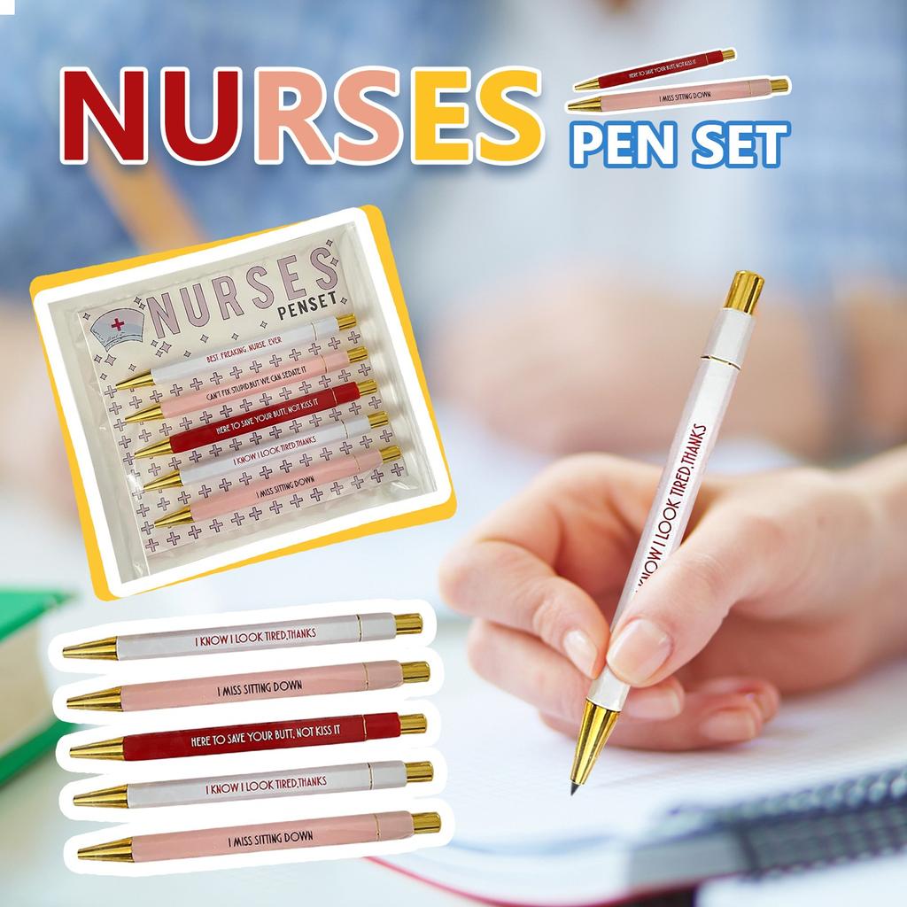 5er-Pack Spaß-Stifteset Kugelschreiber Schreibwaren Lernen Büros Schreibwaren Stift 50ML