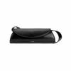 Gold Hardware Logo Print Adjustable Shoulder Strap Calfskin Crossbody Bag Women Bags Black J07WD0023P5609001