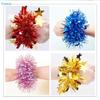 Metallische Lametta-Handgelenkschmuck-Armbänder, Großpackung Glitzernde Pompon-Armbänder für Kinder-Tanzaufführungen, Cheerleading & Party-Dekoration