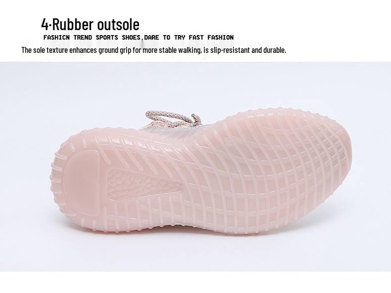 2024 Flyknit Coconut Shoes: New Spring/Summer Breathable Mesh Casual Sneakers