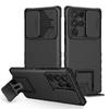 עבור Samsung Galaxy S22 Ultra Case Push Pull Camera Protect Phone Case עבור Sumsung S22 S22 + Plus Kickstand Armor Cover Back Cover