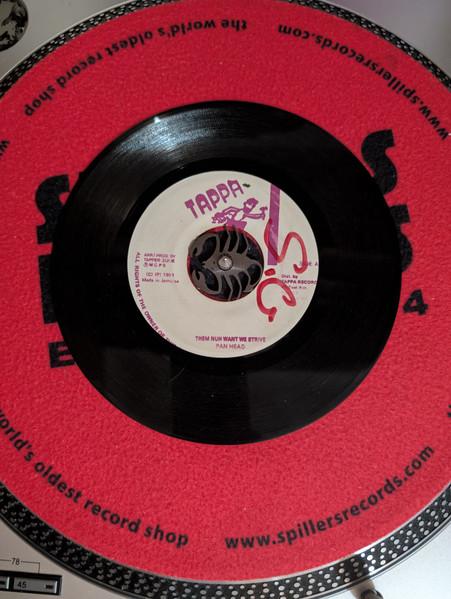 

7inch Record PAN HEAD - Them Nuh Want We Strive NONE Tappa Records 1991 Jamaica Reggae, Ska & Dub Used