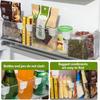 10Pcs/Lot Refrigerator Storage Partition Board Retractable Plastic Divider Storage Splint Kitchen Bottle Can Shelf Organizer