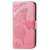 For Xiaomi Redmi 13 5G/13 4G Case Stand PU Leather Phone Cover Butterfly and Flower Imprinted