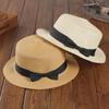Summer Woman Bowknot Sun Visor Sunscreen Handmade Beach Cap Sun Hat Top Hat Weave Sun Cap Straw Hat