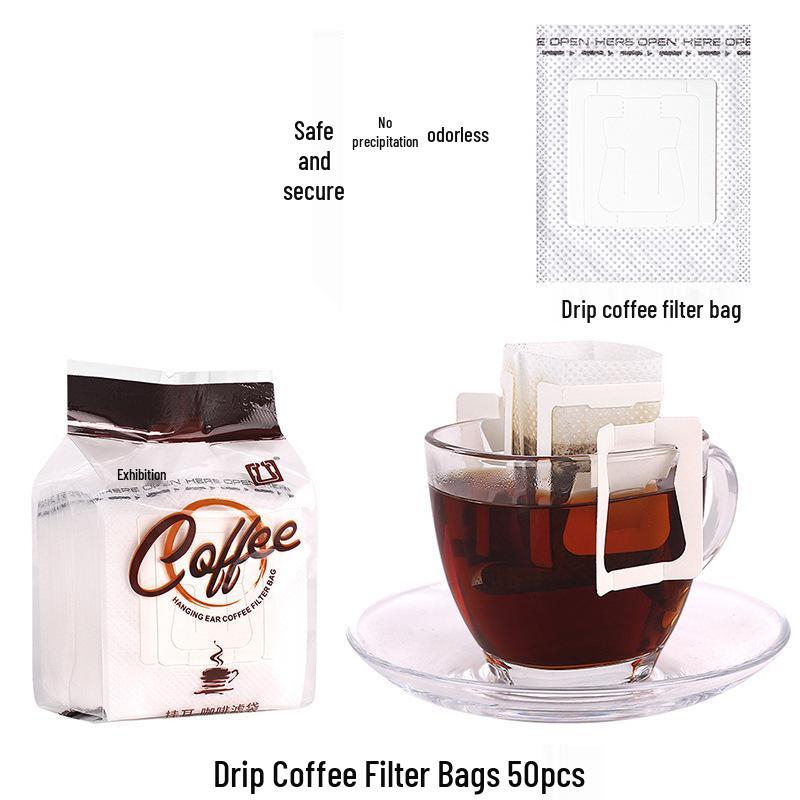 Zhanfei Drip Coffee Filter Bags - Japanese Material, Food-Grade, Drip-Style Coffee Filters