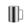 Stainless Steel Double-Wall Insulated Mug with Lid