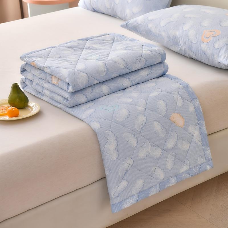 Bonenjoy Soft Quilt Plaid Style Duvet Quilted Summer Blanket Adults Kids Room Comforter edredones Home Bedspread (No Pillowcase)