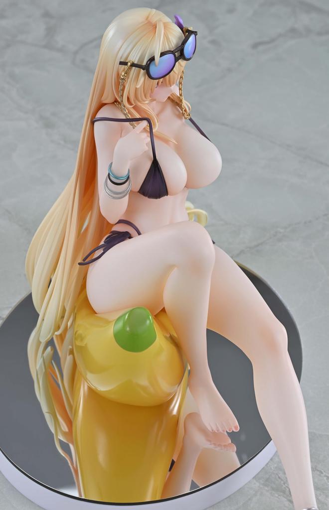 Kaitendo Idle A Hundred Blossoming Moe Princesses Ka Ku Scale PVC Painted Complete Figure Girls [Summer Beach] 1/7