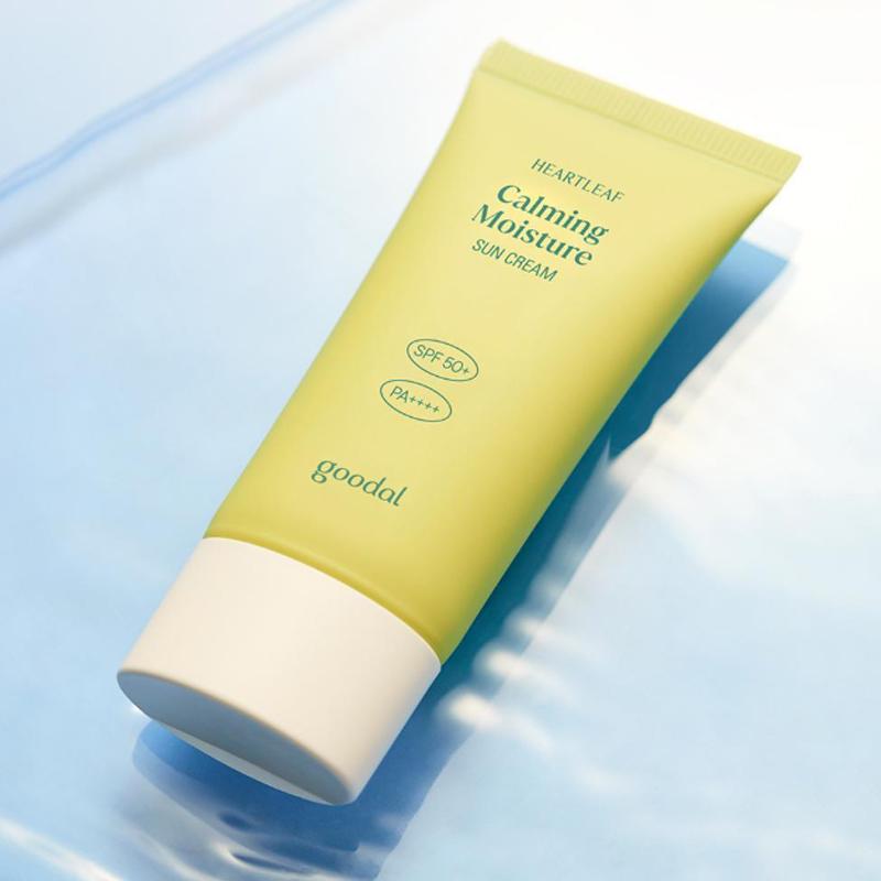 Goodal Kojący krem przeciwsłoneczny z sercowatym liściem, nawilżający, SPF 50+ PA++++ 25ml/50ml