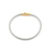 Niche Light Luxury Hand Jewelry Fashion Simple Titanium Steel 18K Gold Elastic Snake Bone Chain Bracelet Women
