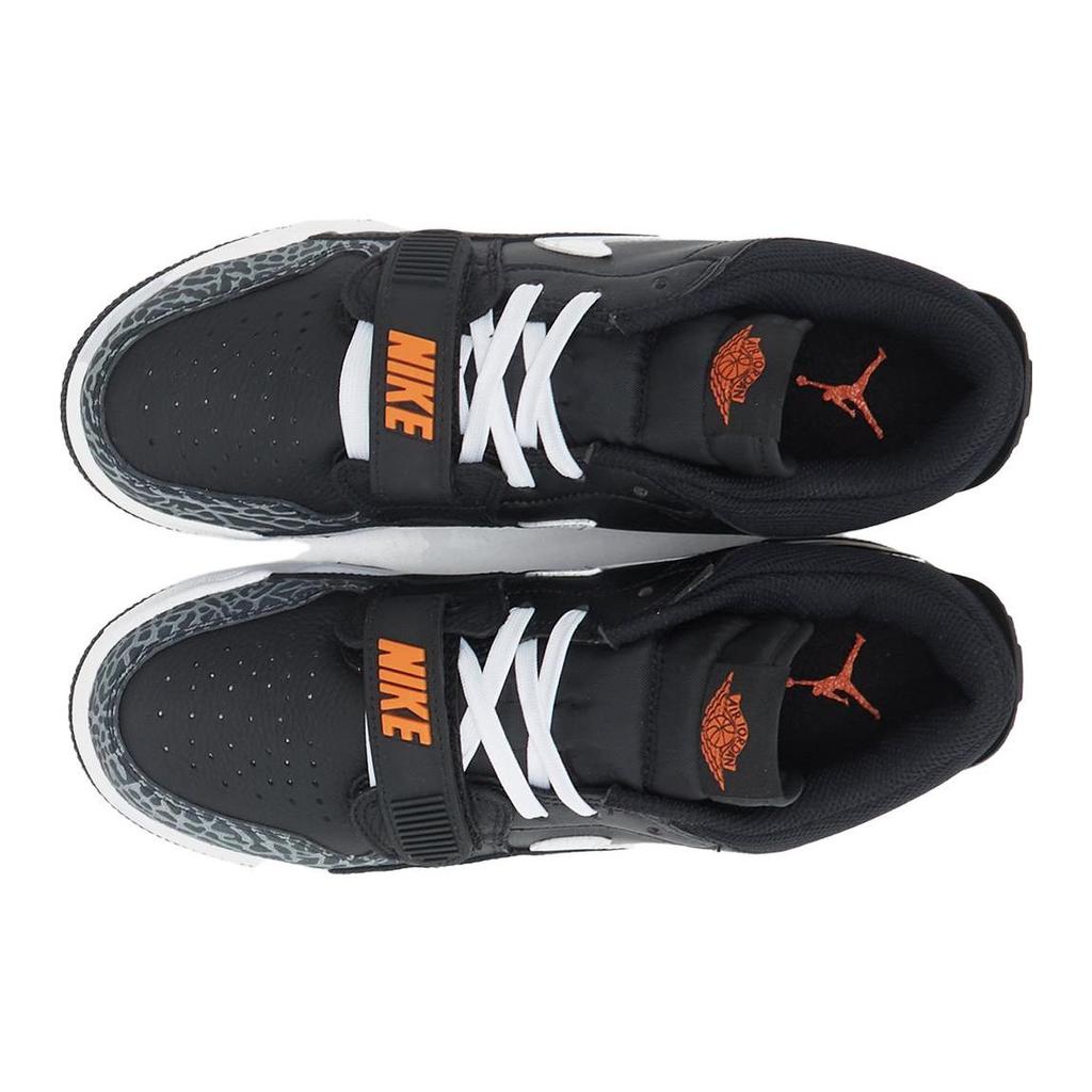 Air Jordan Legacy 312 Low GS Black White Safety Orange Kids Sneakers Wolf-Grey CD9054-018