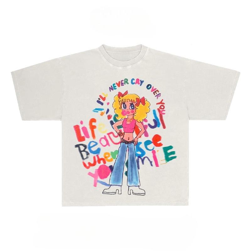 

Japanese Y2k Women s Cropped Grunge Clothing 2000s Tops T Shirt for Women girl Graphic Tees Y2k Top Female Clothing Harajuku S