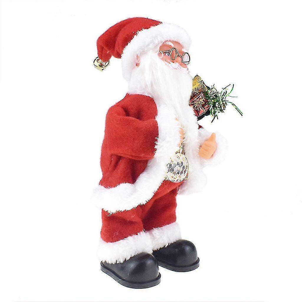 30cm Electric For Doll Lovely Santa Claus For Room Decoration Christmas Party Su